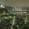犬山城と木曽川の夜景