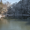 下池の薄氷