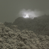 金華山の雪景色