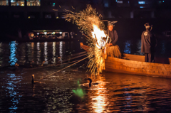 長良川の篝火