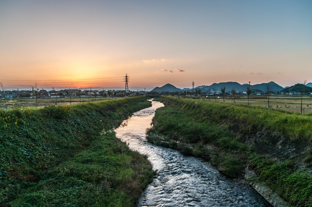秋の夕暮れ