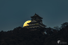 小望月と稲葉山城2017