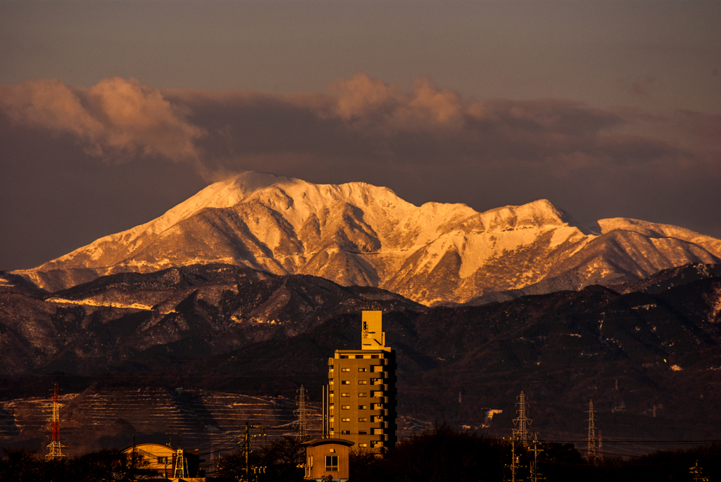 朝の風景（西向）