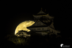 岐阜城と立待月Ⅱ