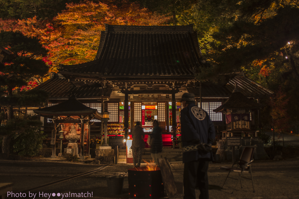 温泉寺ライトアップ