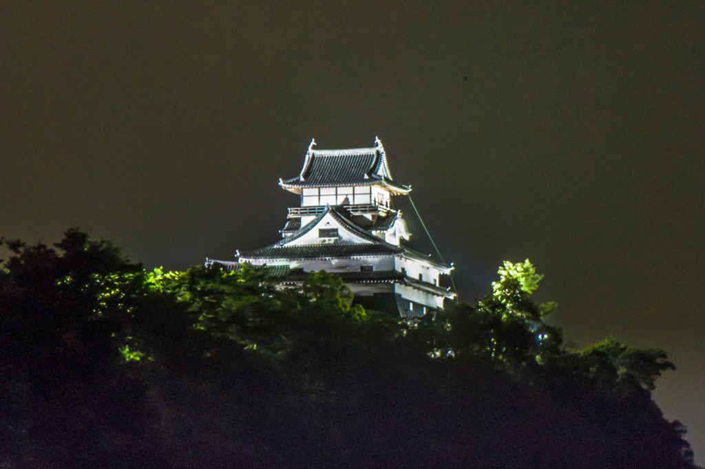 国宝「犬山城」の夜景