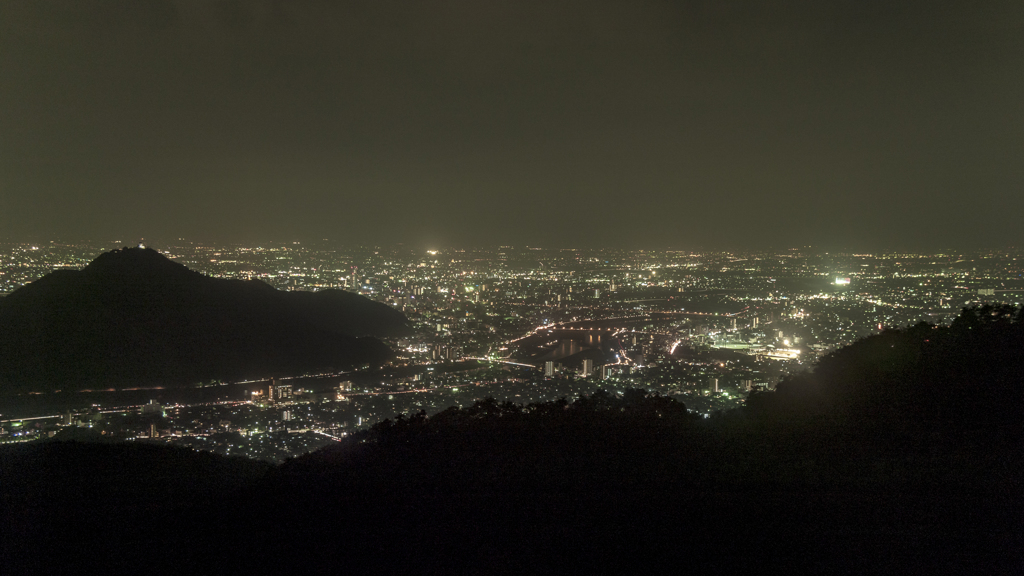 夏の風物詩（岐阜市街の夜景）