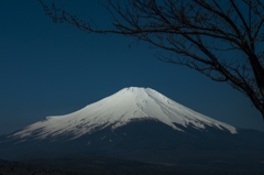 山中湖を望む高台で（１）