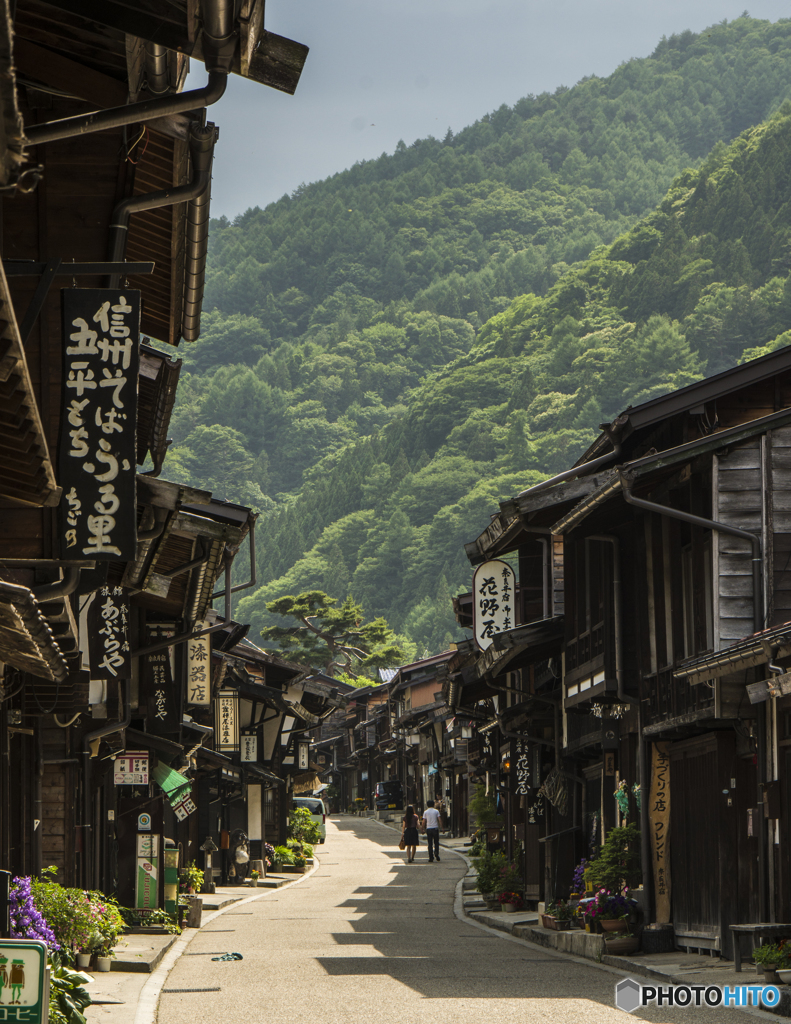 木曽は山の中ですぅ