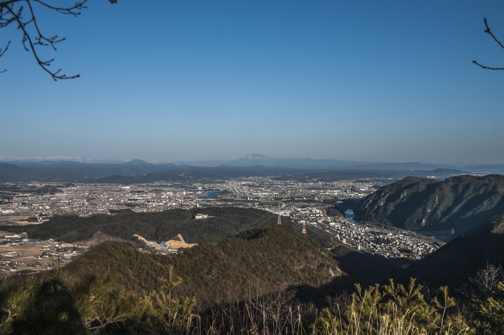 里山展望からの眺め