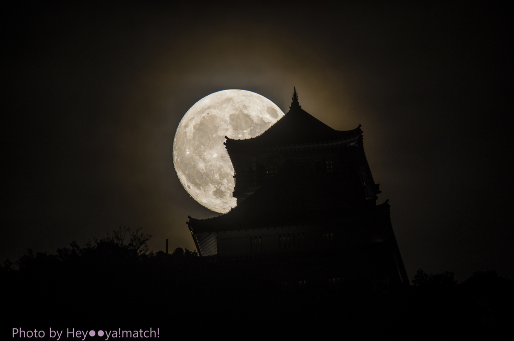 小望月と岐阜城