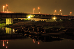 長良川河畔の夜