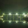 益田川のダム湖（夜景）