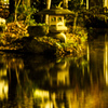 岐阜公園の庭園（池②）