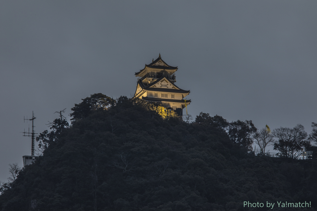 黄昏の岐阜城