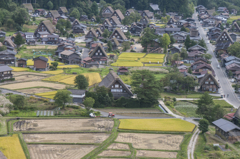 山陰に陽が落ちて