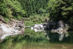 板取川阿部地区上流