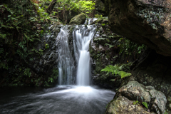萩の滝（上流の小滝）