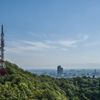 金華山ドライブウェイの見晴台から