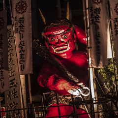 加納天神町、玉性院節分つり込み祭り　