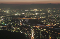 金華山からの夜景