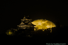 師走の夜（岐阜城vs立待月）