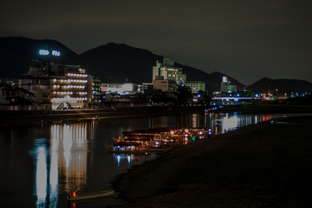 長良橋からの夜景