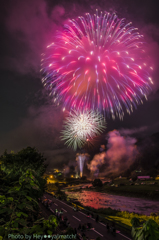 馬瀬川大花火（煙雨と大音響の祭典）