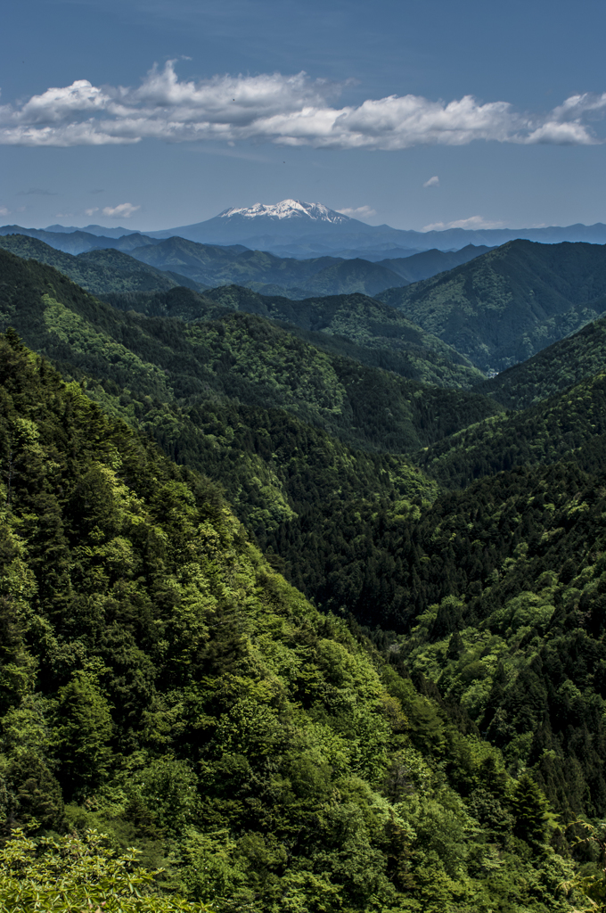 The Green valley following a Mt.ONTAKE ①