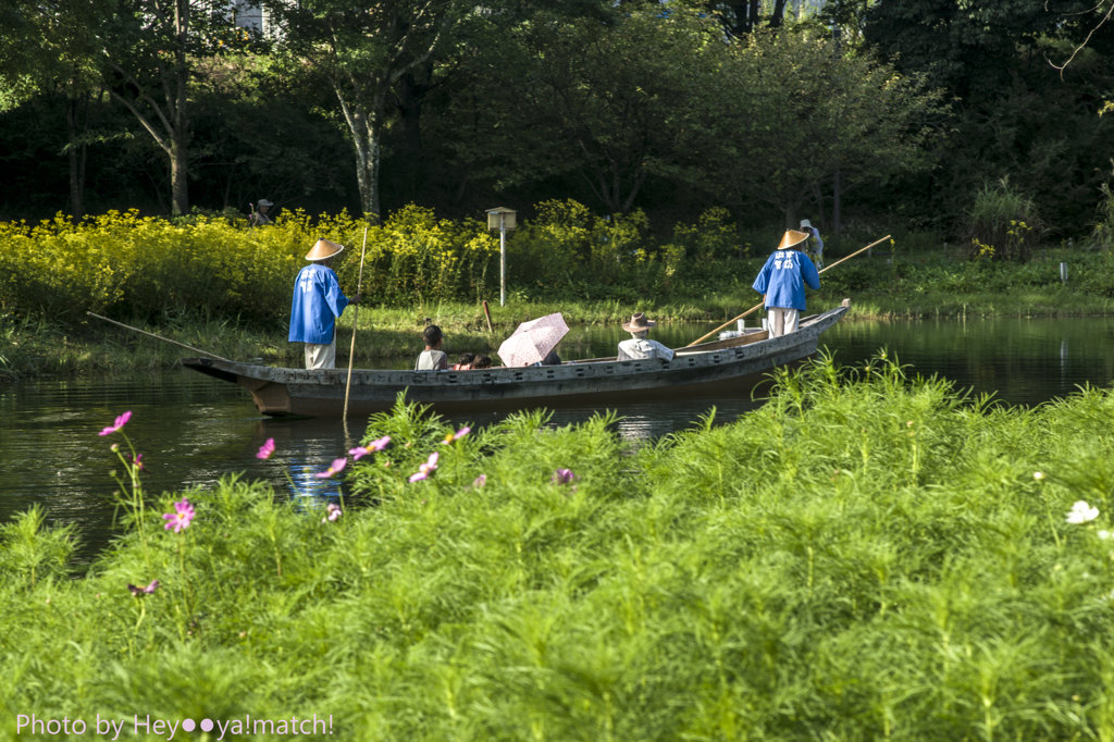 木舟遊覧（木曽川水園）