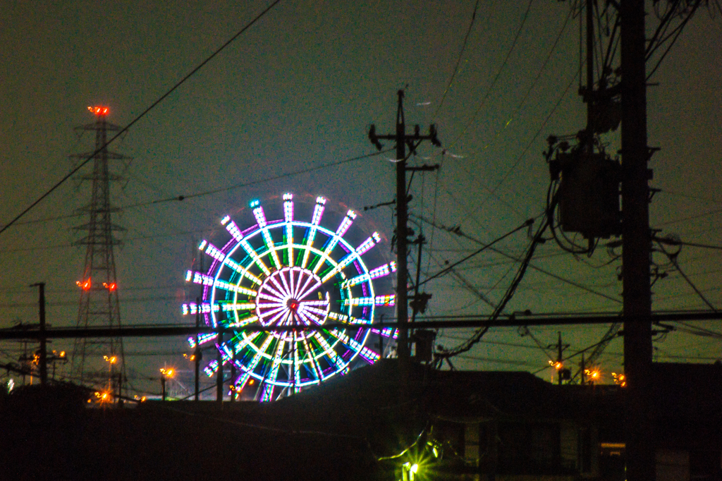 電力依存の大花火