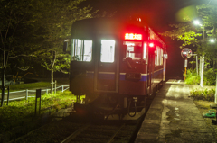 長良川鉄道北濃駅19:17発美濃太田行き
