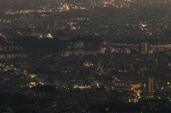 犬山城の展望夜景