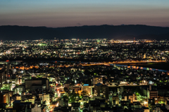 Night view of Gifu city ①