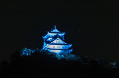 GIFU-CASTLE　LIGHT　UP　BLUE　