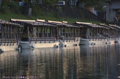 長良川の屋形船