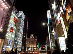 銀座4丁目交差点手前