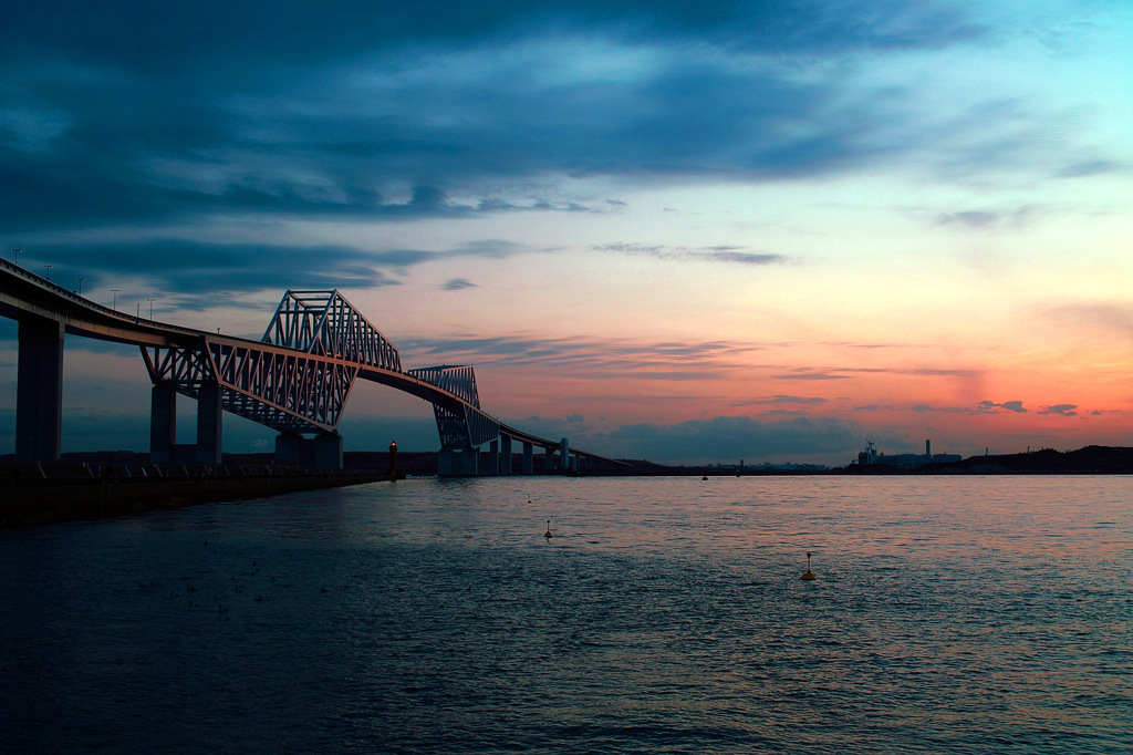 寒い夕方