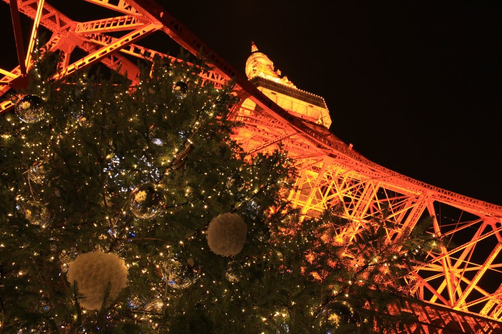 東京タワー クリスマスイルミネーション2011
