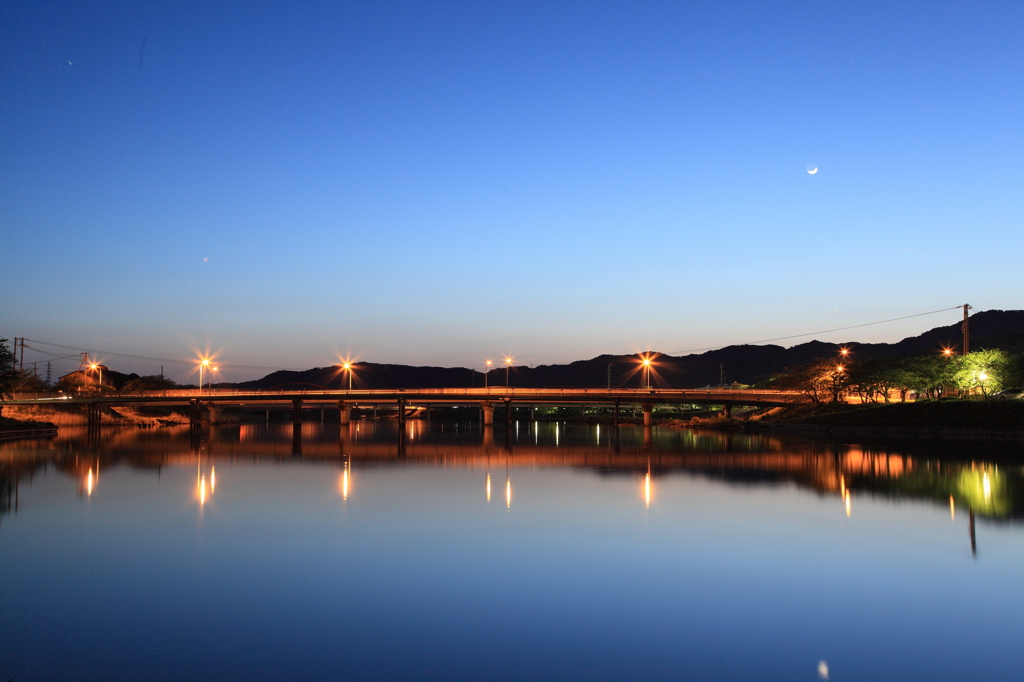 都田川の夜景