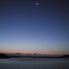 夜明け前の浜名湖