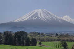 朝霧高原の富士山