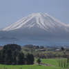 朝霧高原の富士山