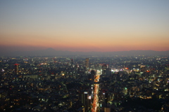 森ビルからの夕景