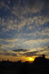 空を見ていた