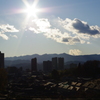 街、山