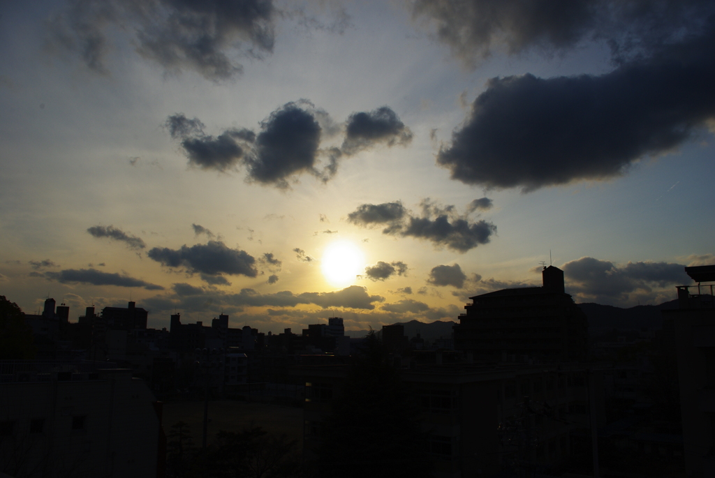 空を見ていた