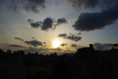 空を見ていた