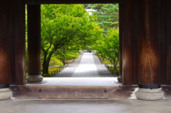 三門からの眺め
