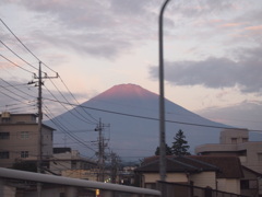 おはよう赤富士